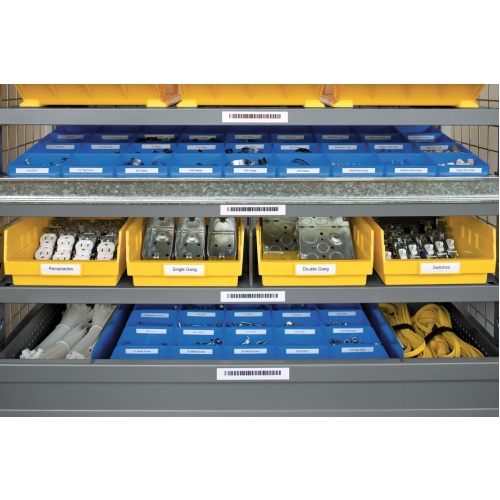 Taśma winylowa DYMO RHINO z trw. klejem 12mm x 55m biały 18444 1 szt. , kolor biały - obrazek 3