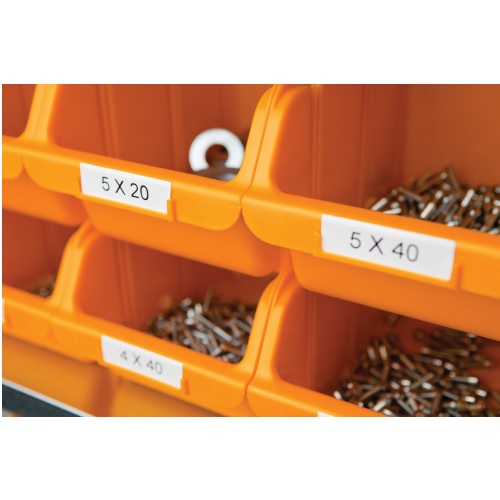 Taśma winylowa DYMO RHINO z trw. klejem 12mm x 55m biały 18444 1 szt. , kolor biały - obrazek 4