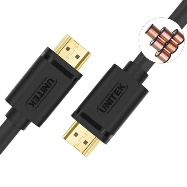 adaptery hdmi 7 alibiuro.pl UNITEK KABEL HDMI BASIC V1.4 GOLD 12M Y C177M 35