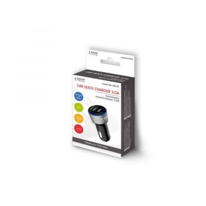ładowarki samochodowe 7 alibiuro.pl adowarka samochodowa do smartfona SAVIO Quick Charge 3.0 SA 06 B 2400 mA 3000 mA USB 65