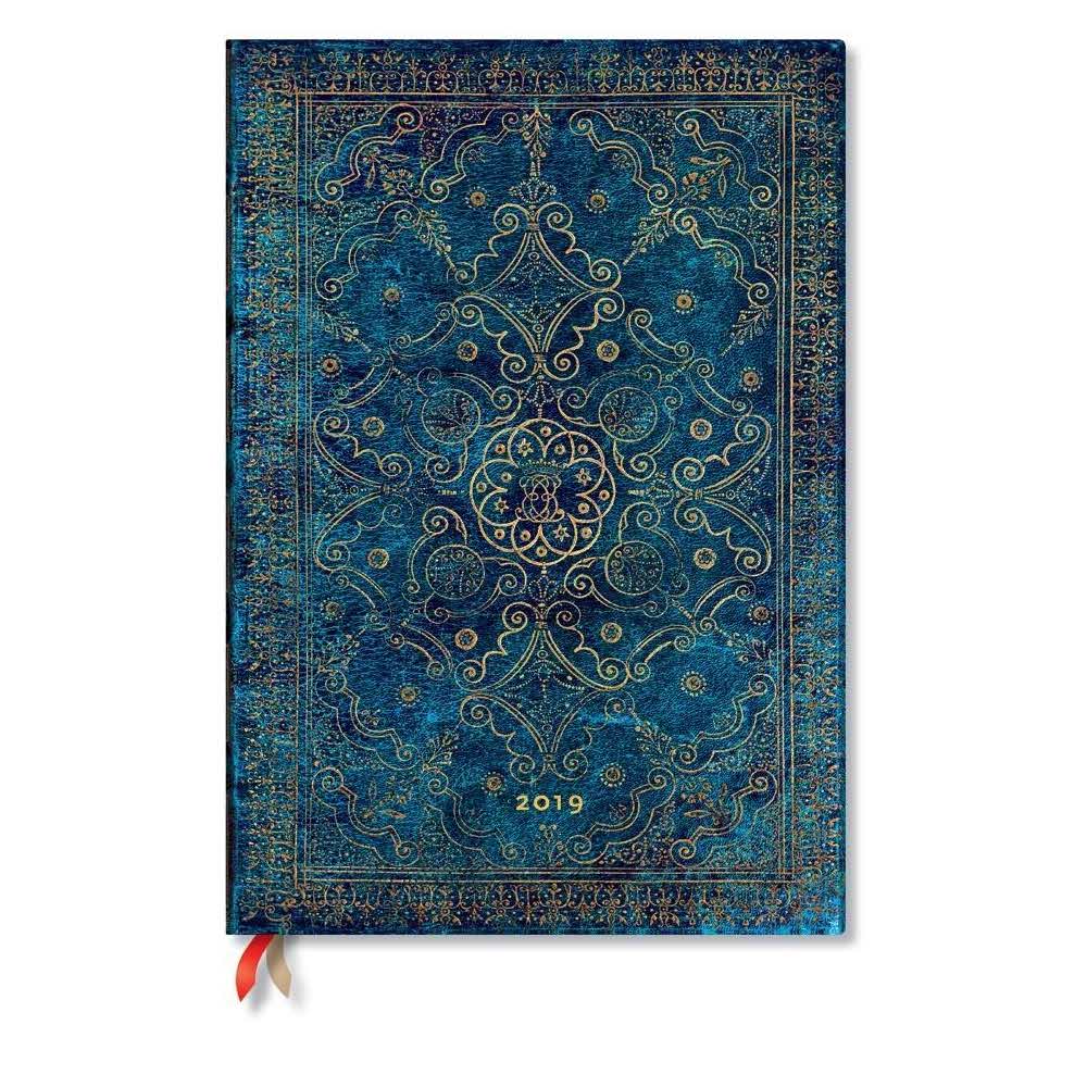 akcesoria biurowe 7 alibiuro.pl Kalendarz paperblanks 2019 Azure Grande kolor niebieski 94