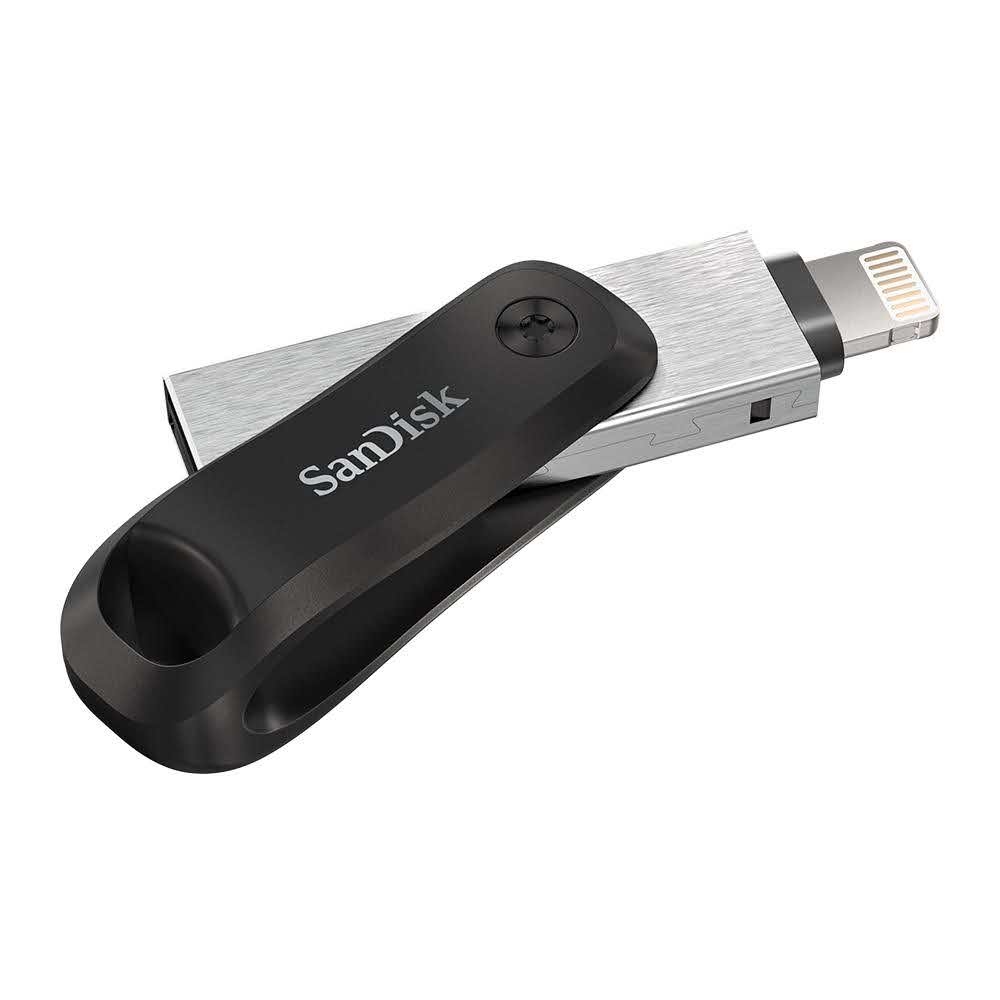 akcesoria biurowe 7 alibiuro.pl Pendrive SanDisk iXpand GO SDIX60N 128G GN6NE 128GB Lightning USB 3.0 kolor srebrny 24