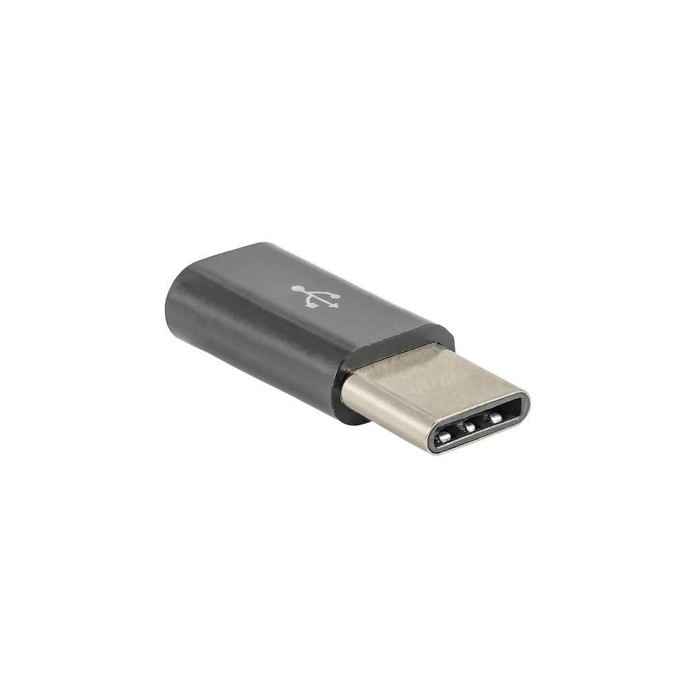 akcesoria komputerowe 7 alibiuro.pl Adapter Akyga AK AD 46 Micro USB F USB typu C M kolor czarny 92