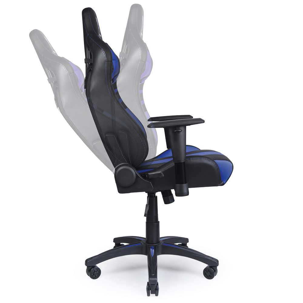 akcesoria komputerowe 7 alibiuro.pl Fotel gamingowy WARRIOR CHAIRS Dragon 5903293761045 kolor niebieski 29