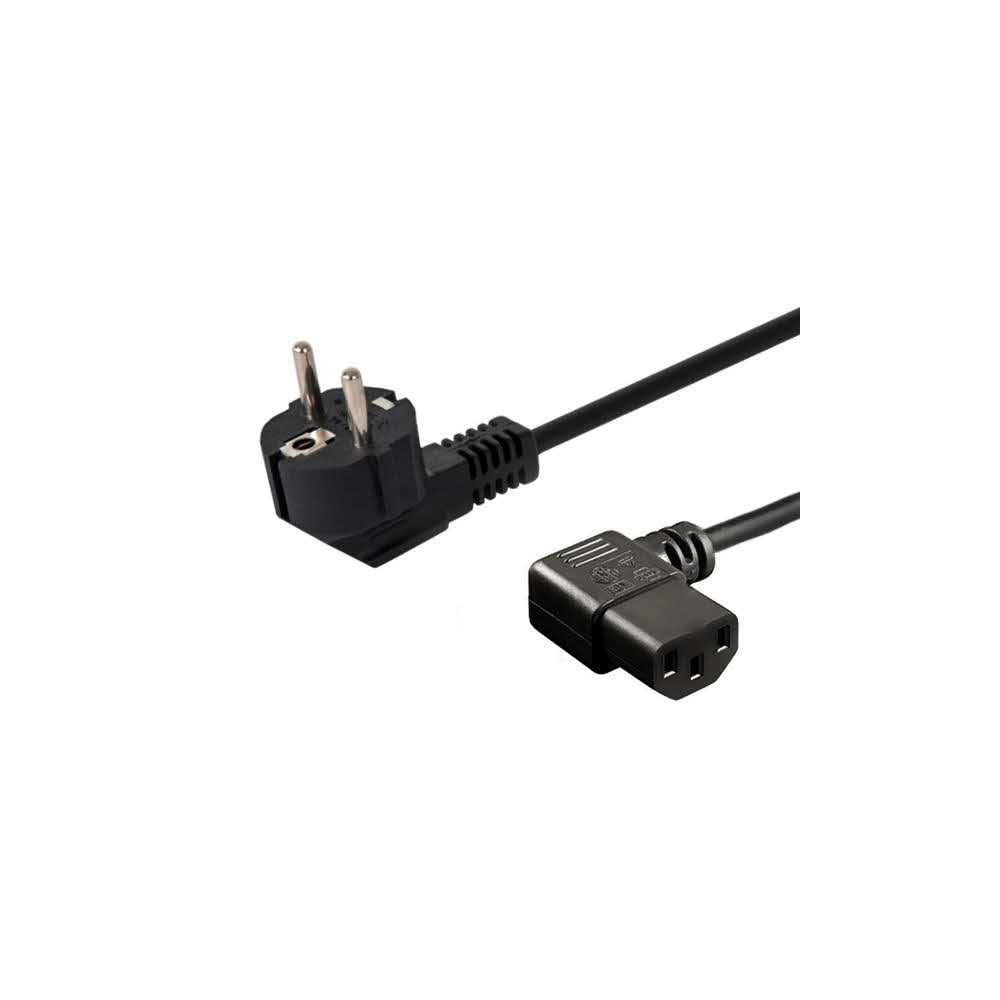 akcesoria komputerowe 7 alibiuro.pl Kabel SAVIO CL 115 C13 IEC C13 IEC 320 C13 M Schuko M 1 2m kolor czarny 0
