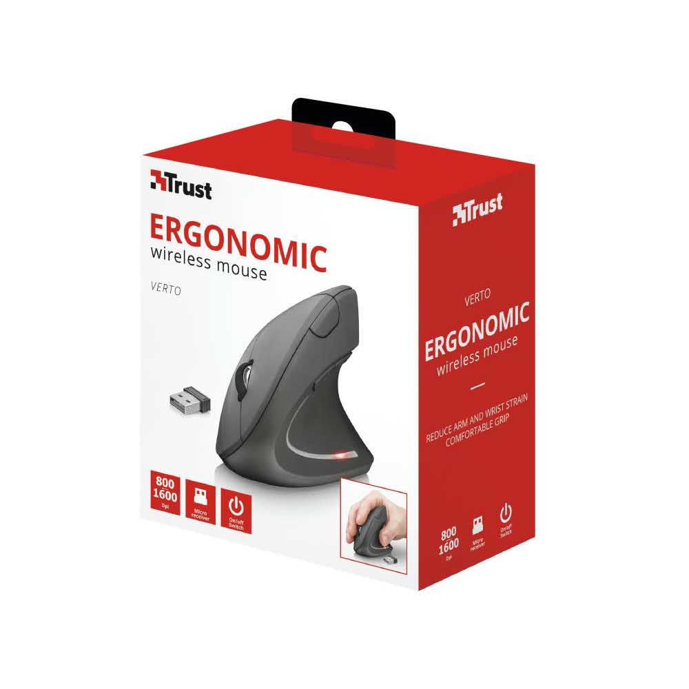 akcesoria komputerowe 7 alibiuro.pl MYSZ TRUST Verto Wrlss Ergonomic Mouse 0