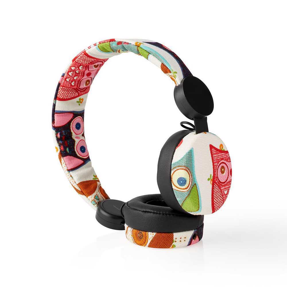 akcesoria komputerowe 7 alibiuro.pl NEDIS SUCHAWKI DLA DZIECI PRZEWODOWE 1 2M SOWY HPWD4102BK 68