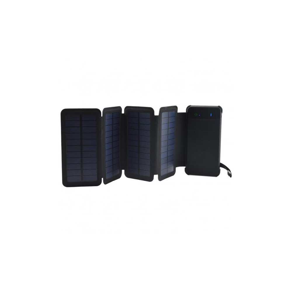 akcesoria komputerowe 7 alibiuro.pl POWERNEED SKADANY PANEL SOLARNY Z POWER BANKIEM PV 6W 8000MAH LI POLY 2X USB 2A CZARNY ES8000B 21