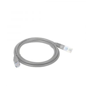akcesoria komputerowe 7 alibiuro.pl Patchcord UTP A LAN KKU5SZA1 RJ45 RJ45 1m UTP kat. 5e kolor szary 94