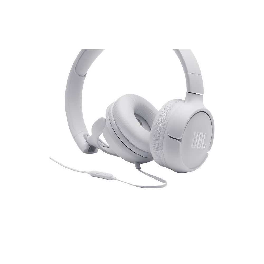 akcesoria komputerowe 7 alibiuro.pl Suchawki z mikrofonem JBL Tune 500 Biae nauszne z wbudowanym mikrofonem kolor biay 46