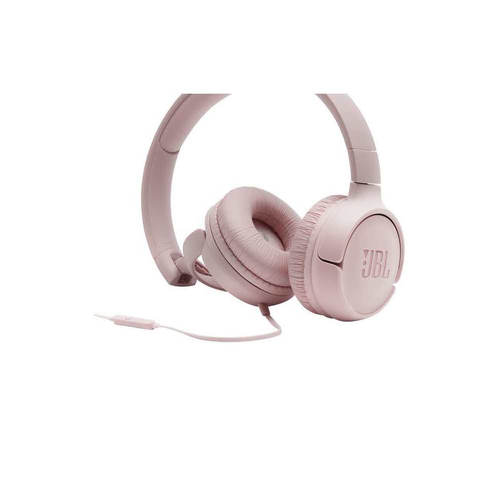 akcesoria komputerowe 7 alibiuro.pl Suchawki z mikrofonem JBL Tune 500 Rowe nauszne z wbudowanym mikrofonem kolor rowy 78