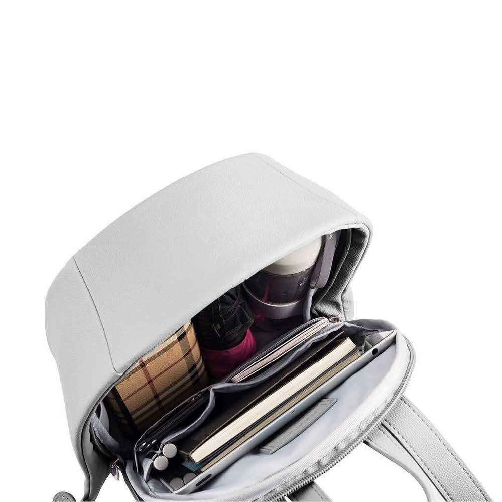 akcesoria komputerowe 7 alibiuro.pl XD DESIGN PLECAK ANTYKRADZIEOWY BOBBY ELLE FASHION JASNY SZARY P N P705.220 34