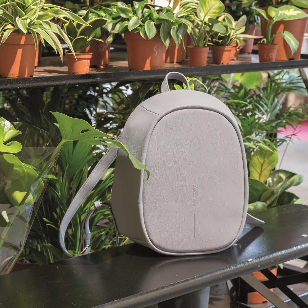 akcesoria komputerowe 7 alibiuro.pl XD DESIGN PLECAK ANTYKRADZIEOWY BOBBY ELLE FASHION JASNY SZARY P N P705.220 72