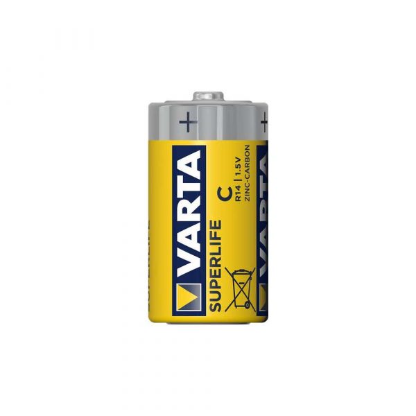 akumulatory 7 alibiuro.pl Zestaw baterii cynkowo wglowe VARTA Superlife R14 C Zn C x 2 59
