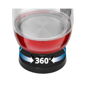 artykuły AGD drobne 7 alibiuro.pl Czajnik Aurora AU3414 2200W LED filtr 1 7L szko czerwie czer 43