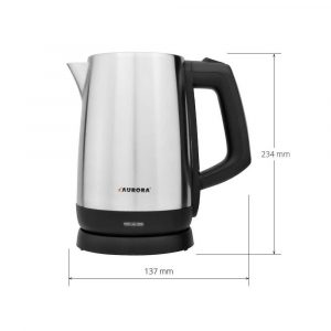 artykuły AGD drobne 7 alibiuro.pl Czajnik Aurora AU3513 2200W 1 7L srebrno czarny 4