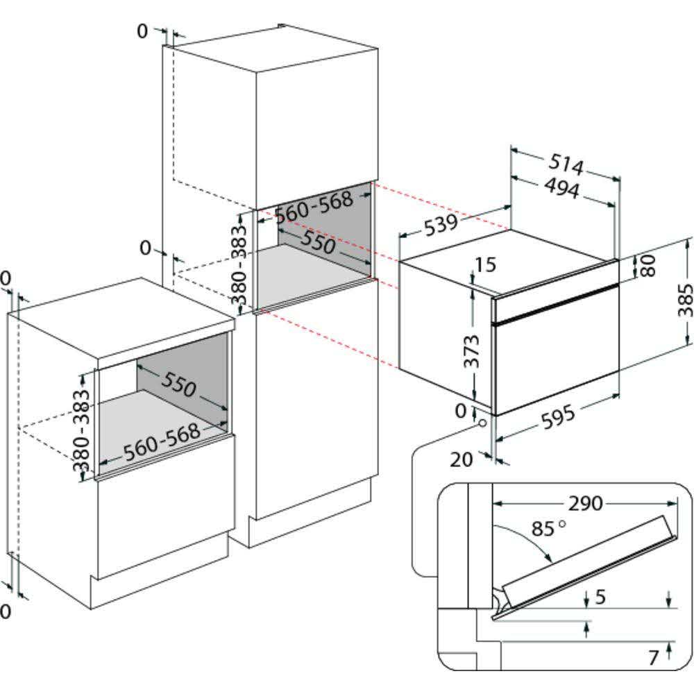 artykuły AGD duże 7 alibiuro.pl Kuchenka mikrofalowa Whirlpool AMW 731 IX 1000W 30l kolor inox 0