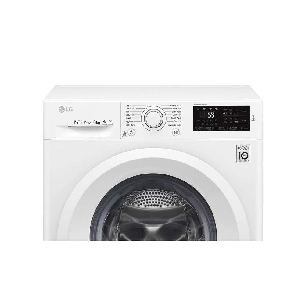 artykuły AGD duże 7 alibiuro.pl Pralka LG F0J5NN3W 1000 obr min 6 kg 450 mm Klasa A kolor biay 16