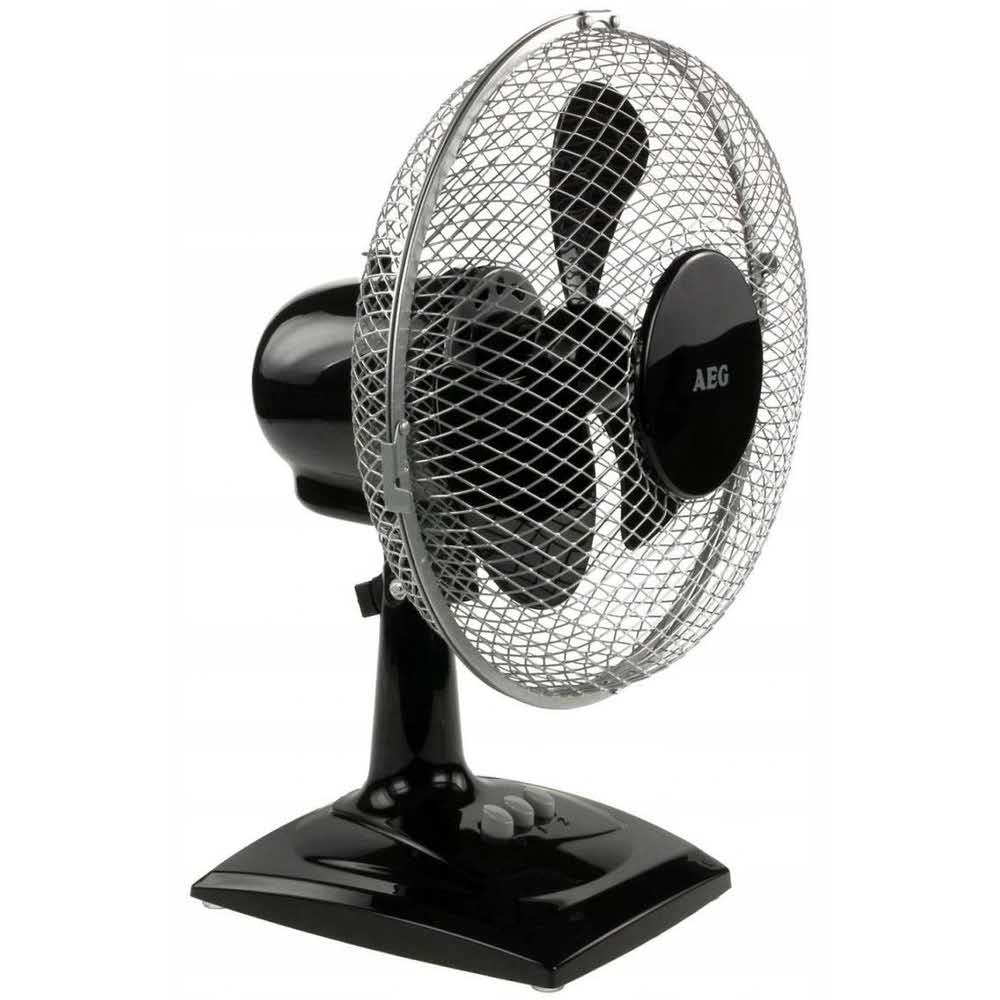 artykuły AGD duże 7 alibiuro.pl Wentylator biurkowy AEG VL 5528 kolor czarny WYPRZEDA 86