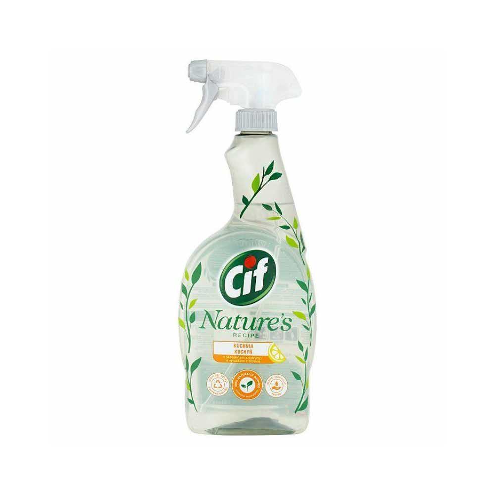 artykuły biurowe 7 alibiuro.pl CIF Nature Inch s Spray do czyszczenia z cytryn 750ml 58