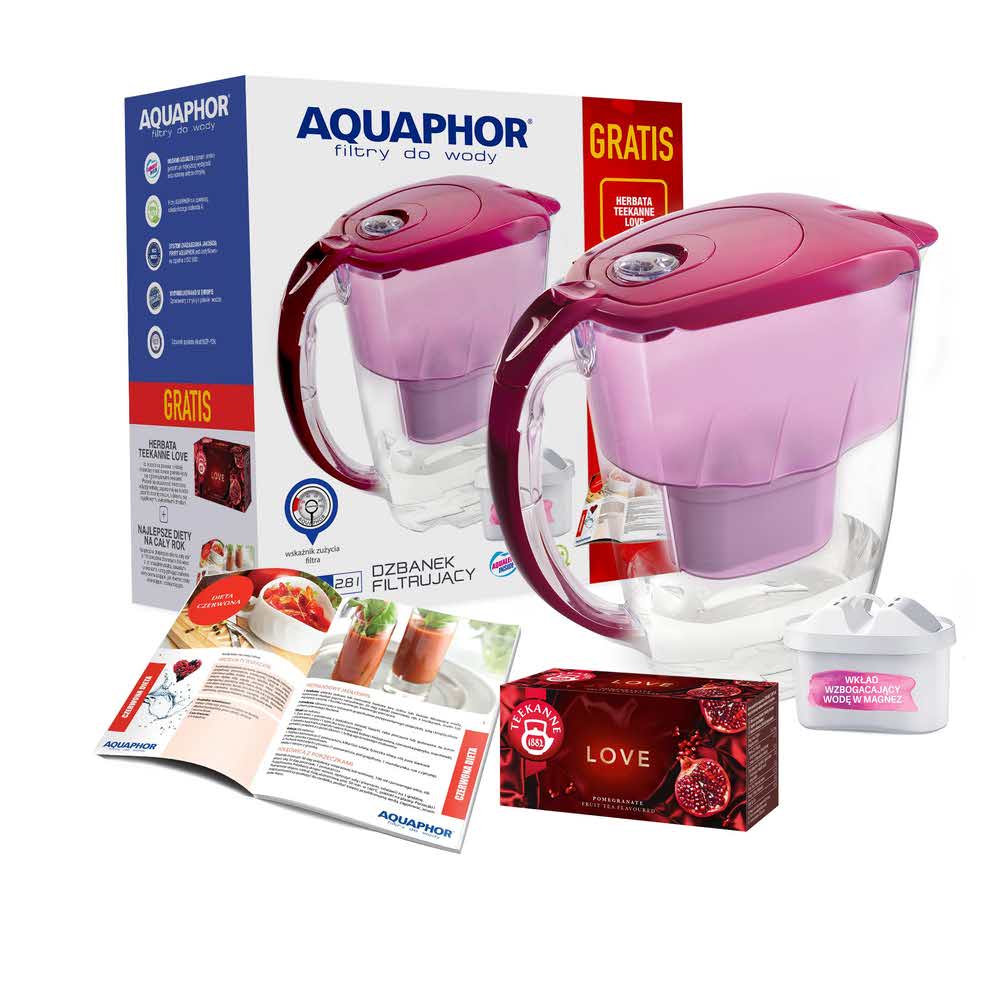 artykuły biurowe 7 alibiuro.pl Dzbanek Aquaphor Jasper 2 8 l z licznikiem wkad B100 25 Mg Herbata Teekanne Love ksieczka Inch Najlepsze diety na cay rok Inch fuksja 30