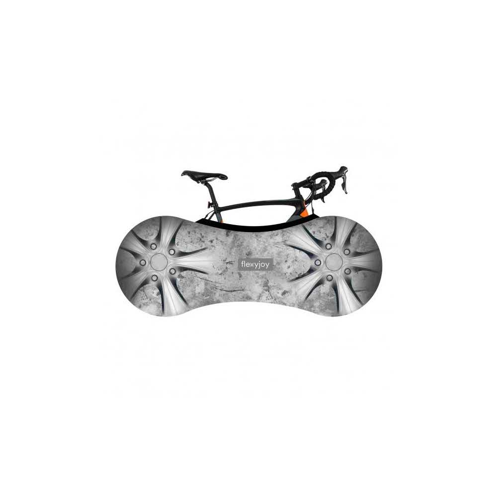 artykuły biurowe 7 alibiuro.pl FLEXYJOY ELASTYCZNY UNIWERSALNY POKROWIEC NA ROWER Z ETUI TRANSPORTOWYM SZARY FJB683 35