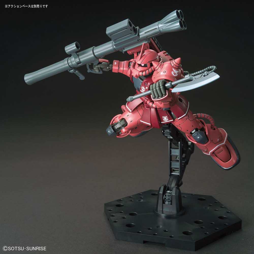 artykuły biurowe 7 alibiuro.pl Figurka kolekcjonerska BANDAI HG 1 144 MS O6S ZAKU II RED COMET VER. 46