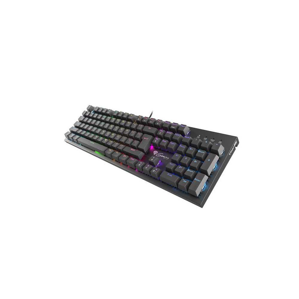 artykuły biurowe 7 alibiuro.pl GENESIS KLAWIATURA MECHANICZNA THOR 300 RGB OUTEMU RED US NKG 1595 46