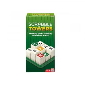 artykuły biurowe 7 alibiuro.pl Gra Scrabble Towers MATTEL Scrabble Towers Sowna Strategiczna Towarzyska Od 10 lat 8