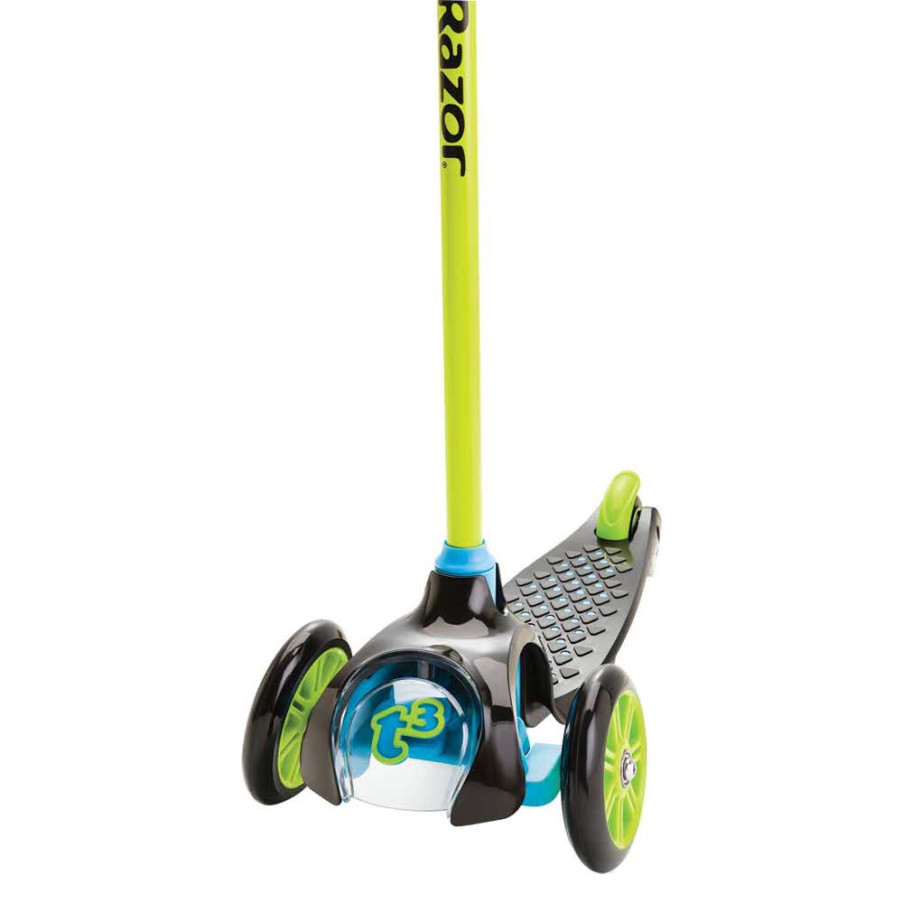 artykuły biurowe 7 alibiuro.pl Hulajnoga 3 koowa Razor T3 20073631 kolor czarny kolor zielony 44