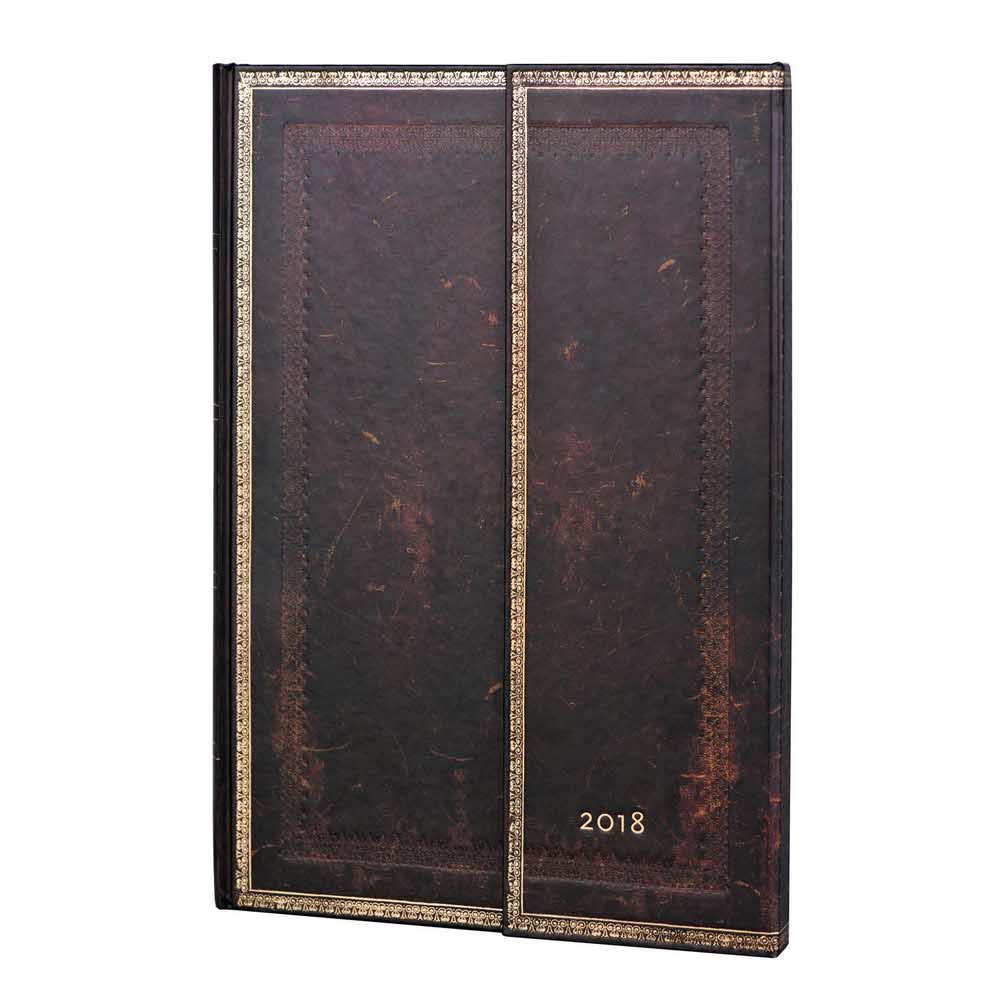 artykuły biurowe 7 alibiuro.pl Kalendarz paperblanks 2018 Black Moroccan Grande kolor czarny 66