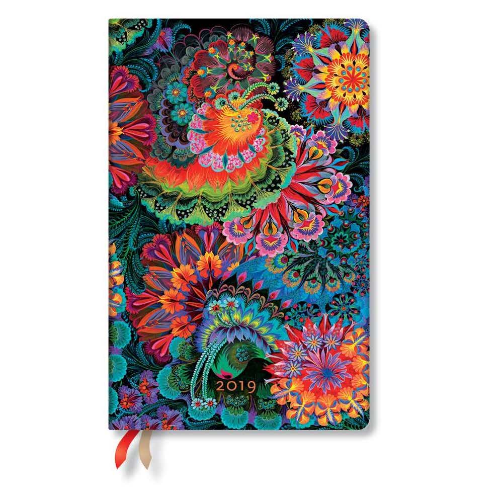 artykuły biurowe 7 alibiuro.pl Kalendarz paperblanks 2019 Flutterbyes Maxi wielokolorowy 91