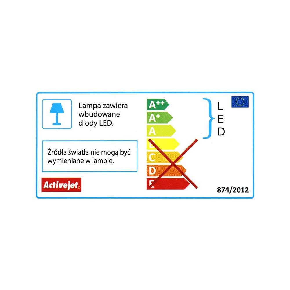 artykuły biurowe 7 alibiuro.pl Kinkiet dekoracyjny Activejet AJE MERO 1 GREY IP44 3 W 17