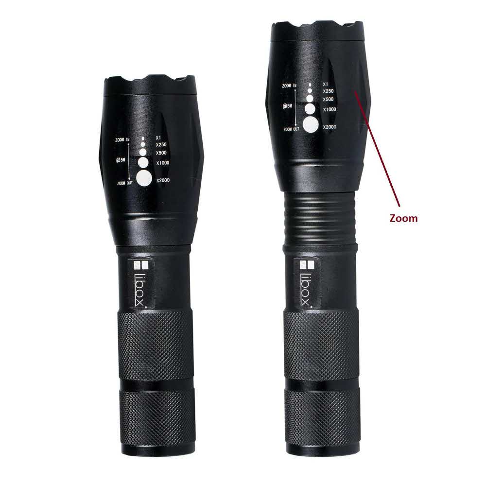 artykuły biurowe 7 alibiuro.pl Latarka akumulatorowa Libox LB0110 Zasig 700m Biay zimny 23