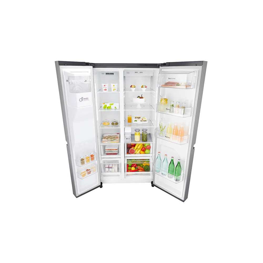 artykuły biurowe 7 alibiuro.pl Lodwka Side by Side LG GSL761PZXV 912mm x 1790mm x 738 mm 405 l Klasa A kolor srebrny 74