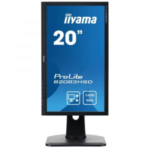 artykuły biurowe 7 alibiuro.pl Monitor IIYAMA ProLite B2083HSD B1 19 5 Inch TN 1600x900 VGA kolor czarny 53