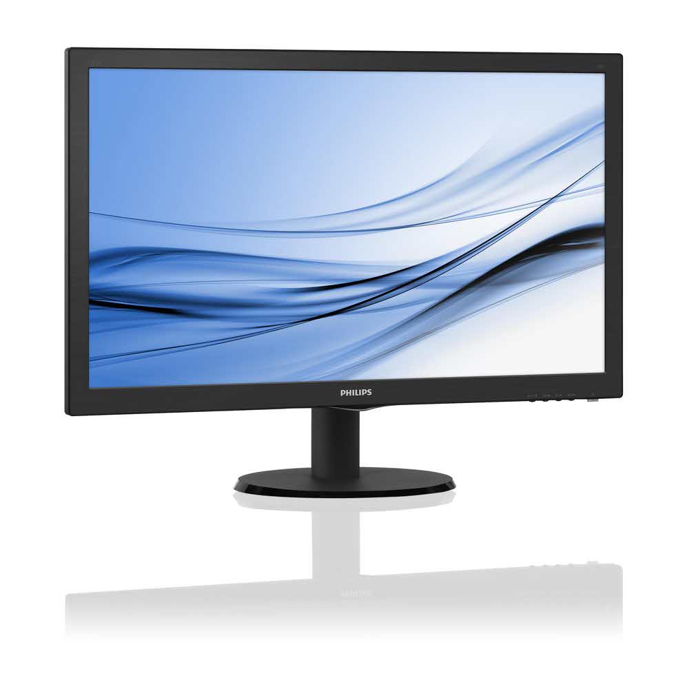 artykuły biurowe 7 alibiuro.pl Monitor Philips 243V5LHSB 00 23 6 Inch TFT FullHD 1920x1080 HDMI VGA kolor czarny 58
