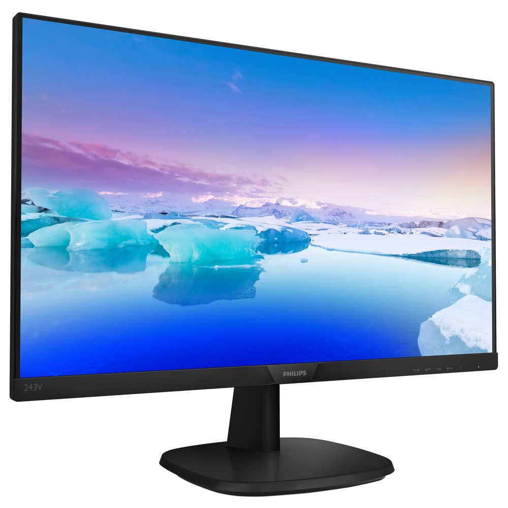 artykuły biurowe 7 alibiuro.pl Monitor Philips 243V7QDAB 00 23 6 Inch IPS PLS FullHD 1920x1080 HDMI VGA kolor czarny 47