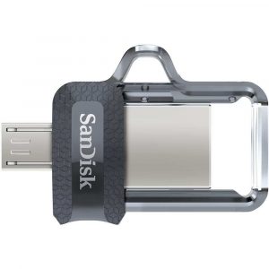 artykuły biurowe 7 alibiuro.pl Pendrive SanDisk SDDD3 256G G46 256GB microUSB USB 3.0 kolor szary 89