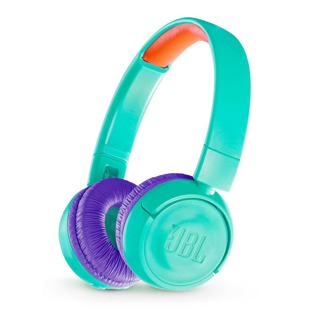 artykuły biurowe 7 alibiuro.pl Suchawki JBL JR300BT Turkusowe nauszne Bluetooth NIE kolor turkusowy 62