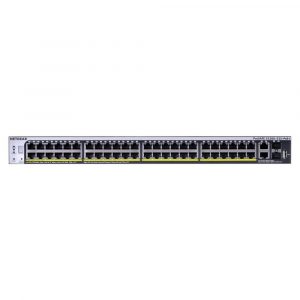 artykuły biurowe 7 alibiuro.pl Switch PoE NETGEAR GS752TXP 100NES 2x 10 100 1000 10000Mbps 48x 10 100 1000Mbps 15