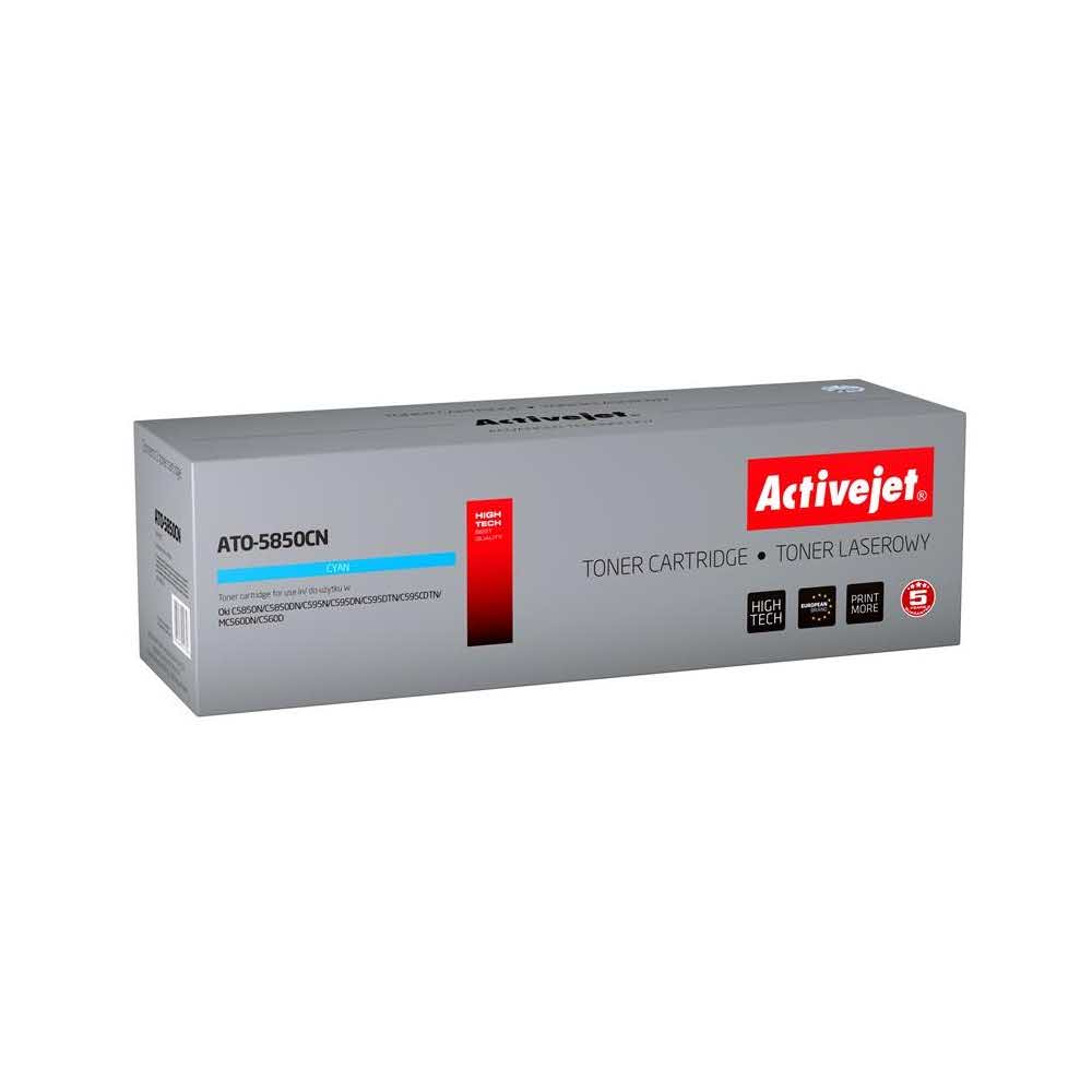 artykuły biurowe 7 alibiuro.pl Toner Activejet ATO 5850CN zamiennik OKI 43865723 Supreme 6000 stron niebieski 21