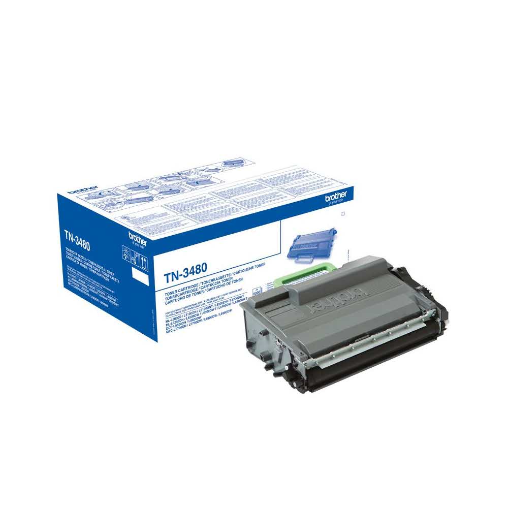 artykuły biurowe 7 alibiuro.pl Toner Brother TN3480 orygina TN 3480 8000 stron czarny 50