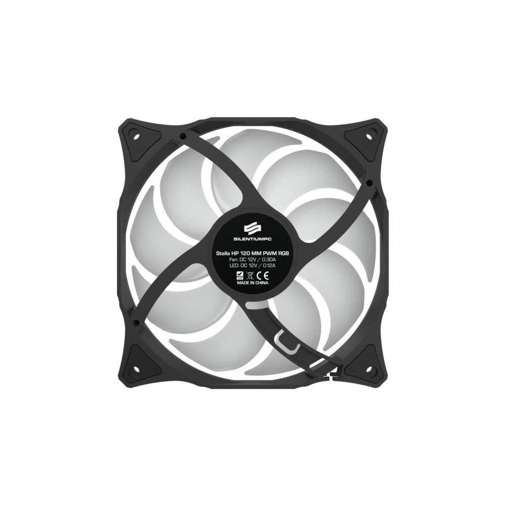 artykuły biurowe 7 alibiuro.pl Wentylator do obudowy SilentiumPC Stella HP RGB 120 PWM SPC234 120 mm 2300 obr min RGB 88