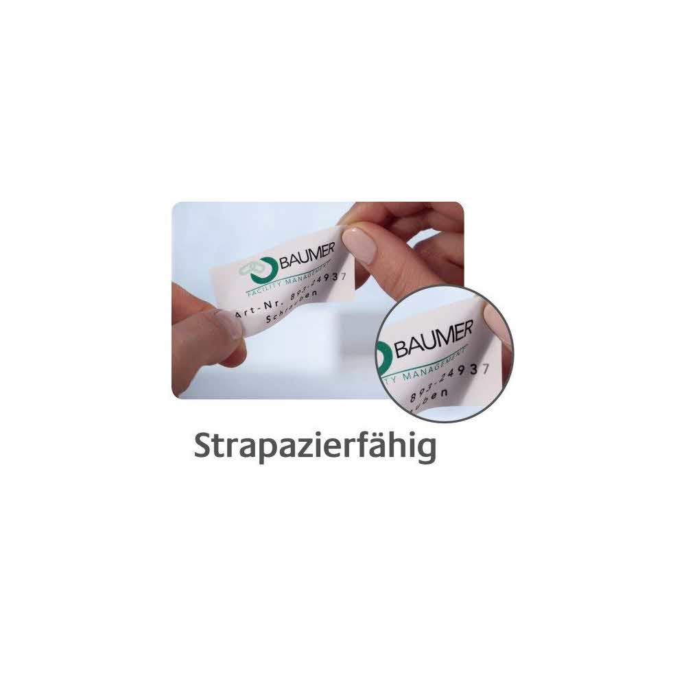 artykuły biurowe 7 alibiuro.pl Zestaw etykiet ochronne AVERY Zweckform L6107 20 99.1mm x 42.4mm Poliester kolor ty 30