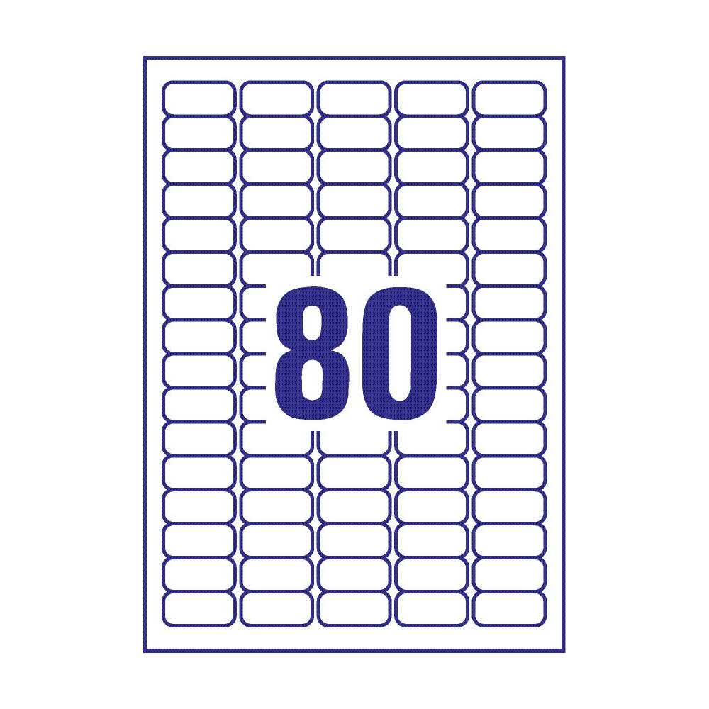 artykuły biurowe 7 alibiuro.pl Zestaw etykiet uniwersalne Do nadruku AVERY Zweckform L4732REV 25 35.5mm x 17mm Papier kolor biay 14