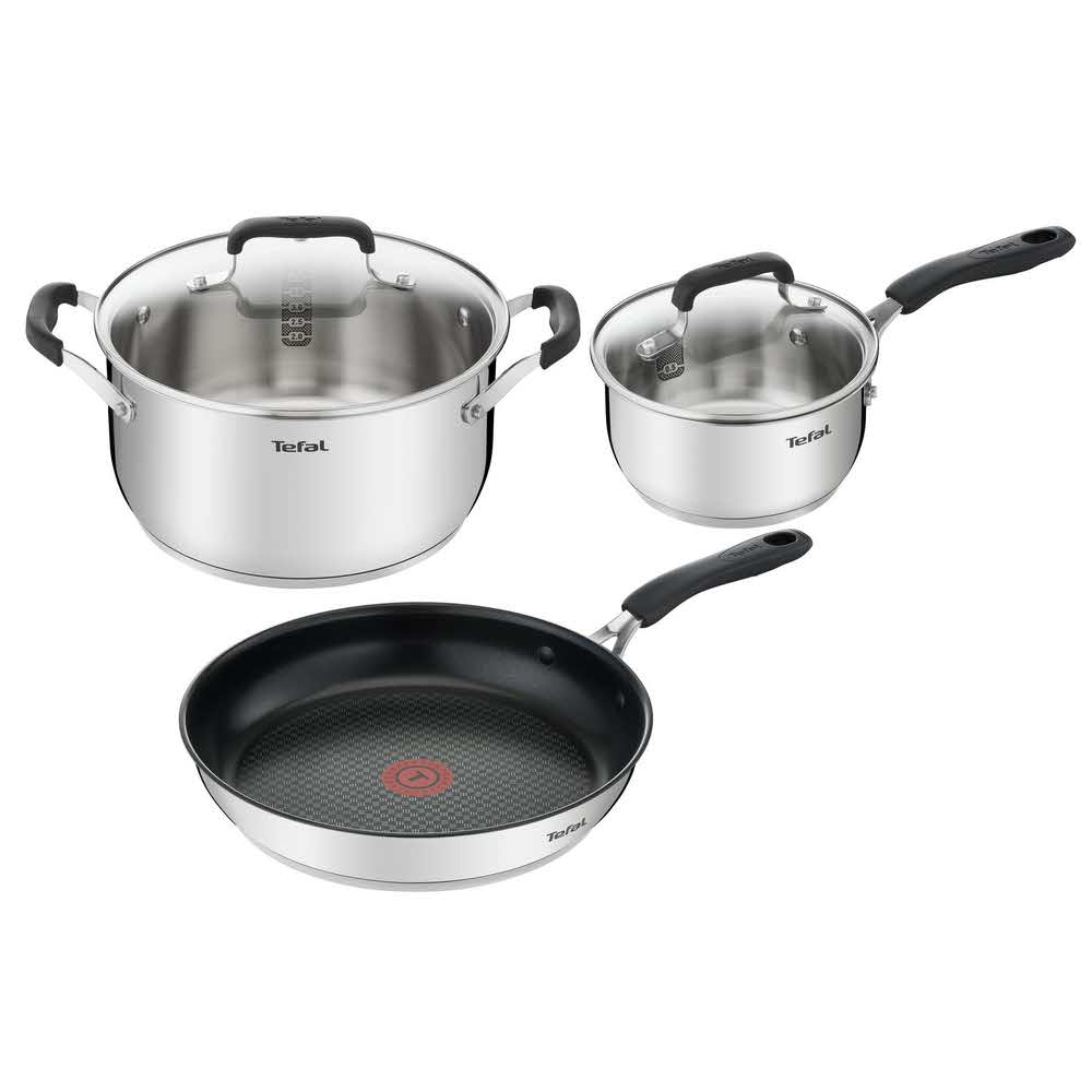 artykuły biurowe 7 alibiuro.pl Zestaw garnkw i patelni Tefal Cook Cool G7155S14 1 2 litra 5 litrw 45