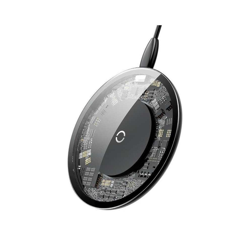 artykuły biurowe 7 alibiuro.pl adowarka indukcyjna do smartfona Baseus CCALL AJK01 iPhone iPad Lightning kolor przeroczysty 96