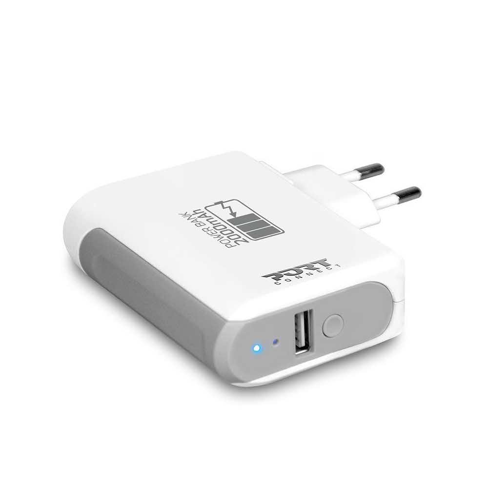 artykuły biurowe 7 alibiuro.pl adowarka sieciowa Power bank 2200 mAh PORT DESIGNS 900027 97