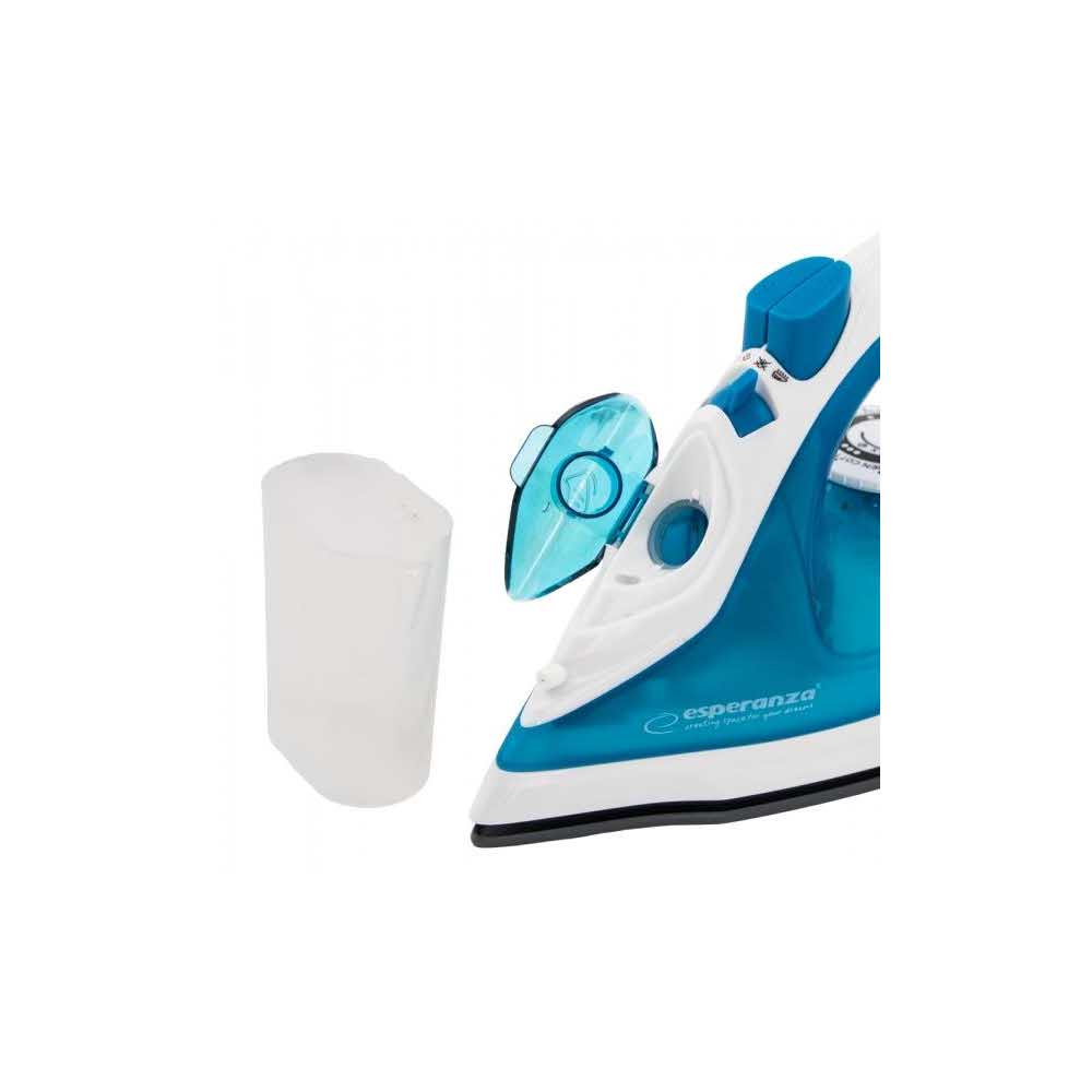 artykuły biurowe 7 alibiuro.pl elazko parowe Esperanza Ceramic EHI002 2200W kolor niebieski 49